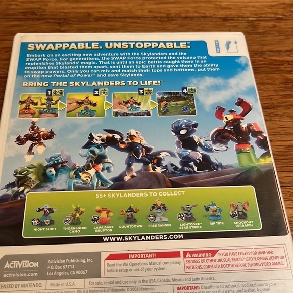 Skylander Swap Force Wii video game for Wii: Game and case - Picture 5 of 9